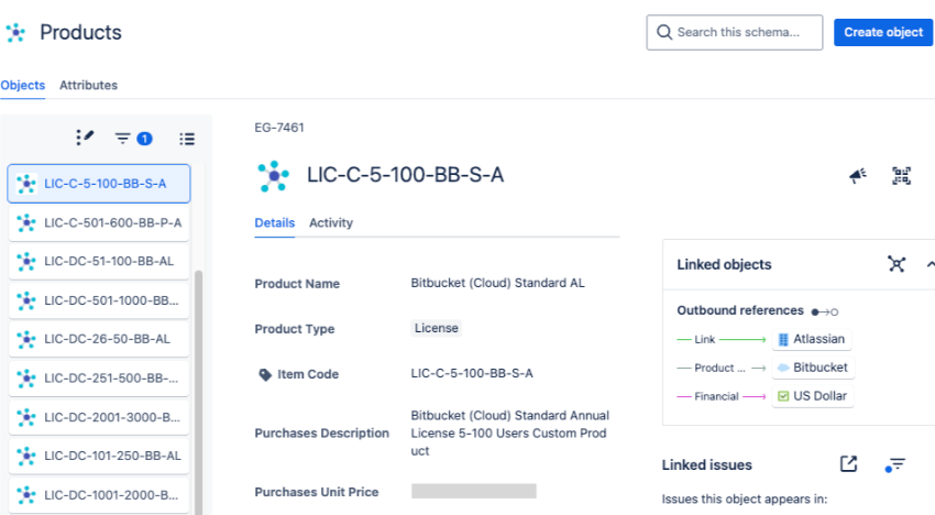product-data-storage-with-jira-assets-screenshot
